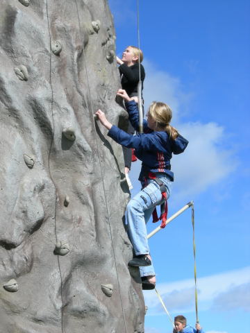 rock climbing